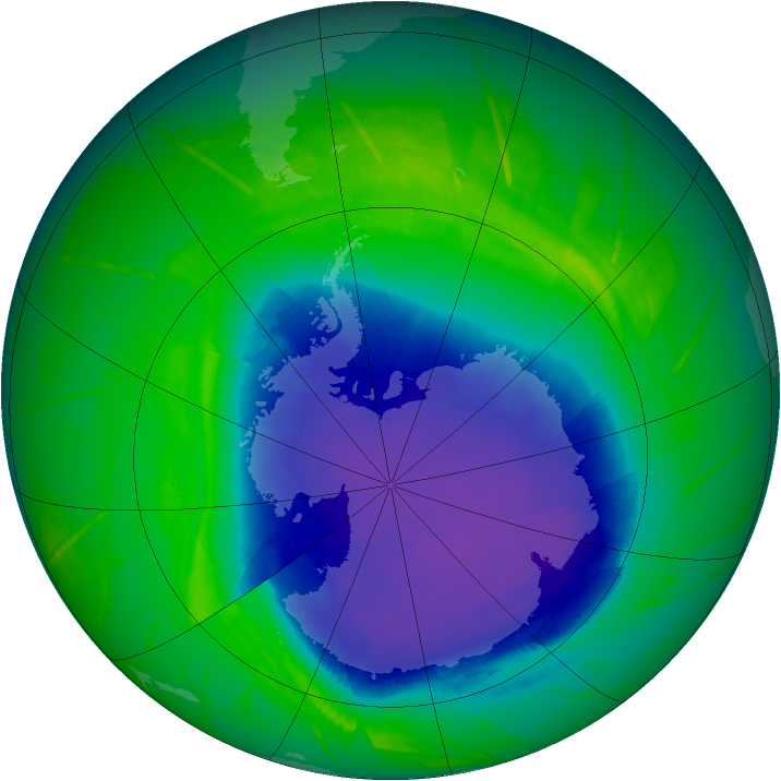 Ozone Map 2009-10-31